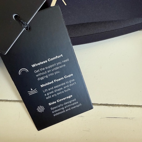 Knix Black WingWoman Seamless Bra Size 7 - Picture 6 of 8